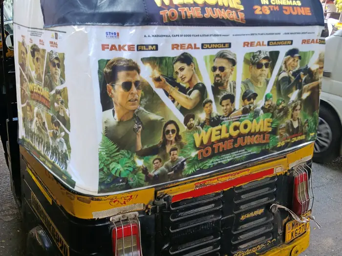 Auto-rickshaw branding advertising campaign by Adelite Media in India