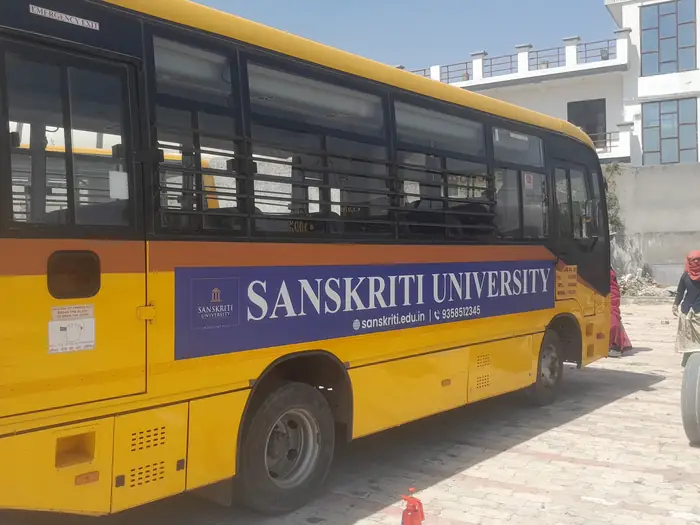 Bus branding advertising campaign by Adelite Media in India