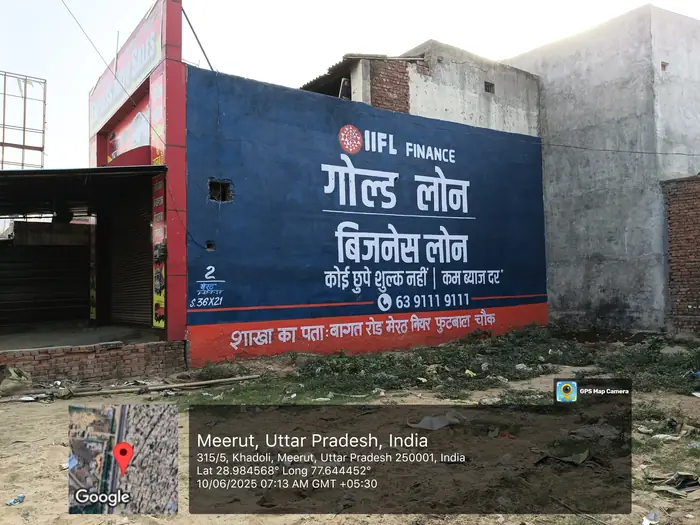 Wall painting advertising campaign by Adelite Media in India